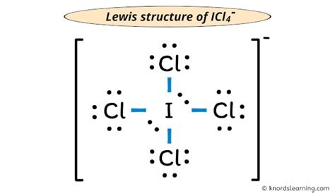 Write the Lewis structure for ICl4.